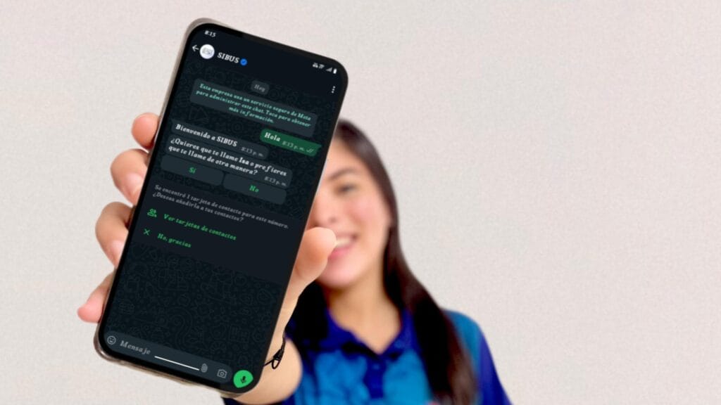 Chatbot SIBUS Barranquilla